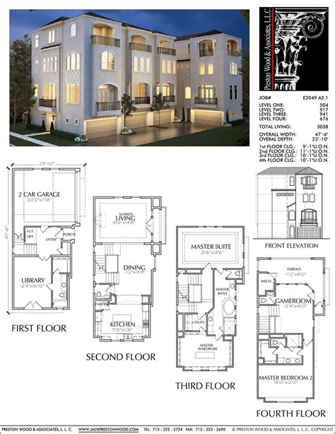 Town House Plans Modern 2020 | Desain arsitektur, Arsitektur, Dekorasi rumah