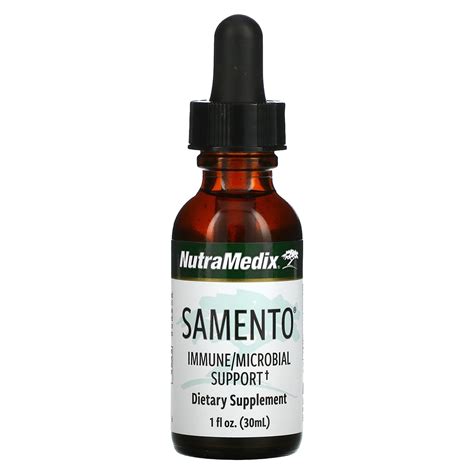 NutraMedix Samento, Immune/Microbial Support, 1 fl oz (30 ml) - Walmart.com - Walmart.com