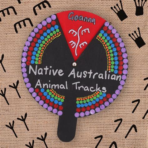 Indigenous Animal Tracks Wheel - CleverPatch | CleverPatch - Art & Craft Supplies