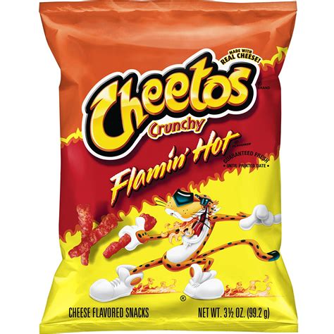 Cheetos Crunchy Flamin' Hot Cheese Flavored Snacks - 3.5oz- Buy Online in Belgium at desertcart ...