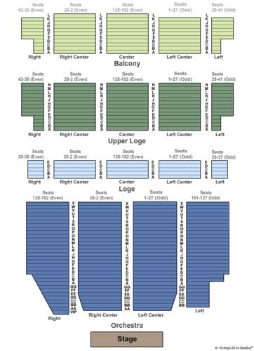 United Palace Seating Chart