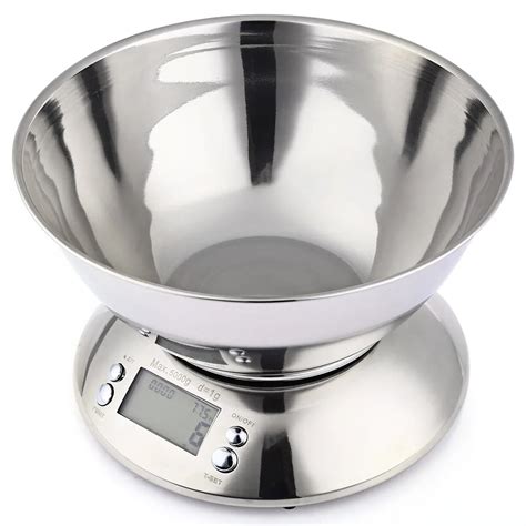 5kg 1g Stainless Steel Kitchen Food Scale LCD Digital Electronic ...