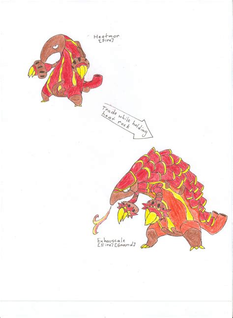 Fakemon Heatmor evolution by Scrafty112 on DeviantArt