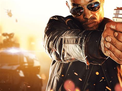 wallpaper battlefield hardline, weapons, characters HD : Widescreen : High Definition : Fullscreen