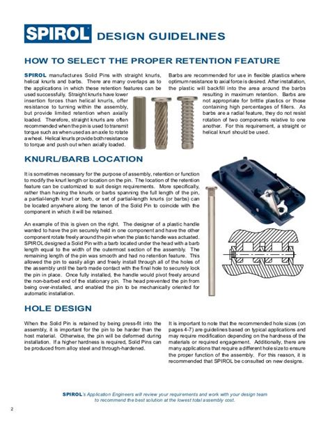 SPIROL Straight Solid Pins, Knurled Solid Pins, and Headed Solid Pins