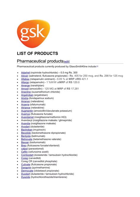 GSK | PDF | Free Download