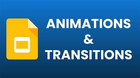 Google Slides animations and transitions - Full tutorial - YouTube