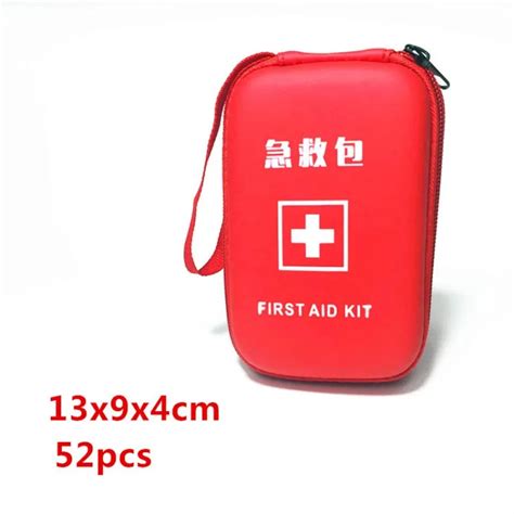 PU Waterproof EVA Portable First Aid Kit Bag with 52pcs of High Quality Emergency Material for ...