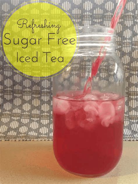 Refreshing Sugar Free Iced Tea Recipe