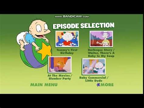 Rugrats: Season 1 2017 DVD menu walkthrough (Disc 1) - YouTube