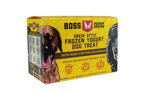 Boss Dog | Frozen Yogurt Cup - 4 Pack Peanut Butter & Banana — Pet Spawt