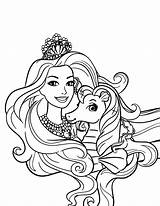 Barbie Princess Coloring Pages  Best For Kids sketch template