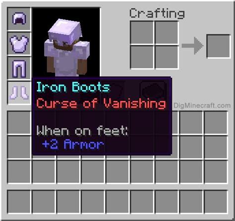 Curse of Vanishing enchantment in Minecraft lets you curse an item so ...