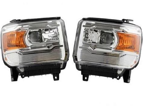 2014-2015 GMC Sierra 1500 Headlight Assembly - Eagle Eyes GM631-B0Q0A ...