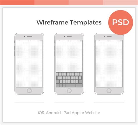 FREE Wireframe Templates Collection for PSD & PDF - FreebiesUI