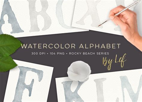 Watercolor Alphabet Graphics | Illustrations ~ Creative Market