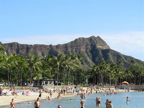 Diamond Head Waikiki, Hawaii The beach was great, the water was cold ...