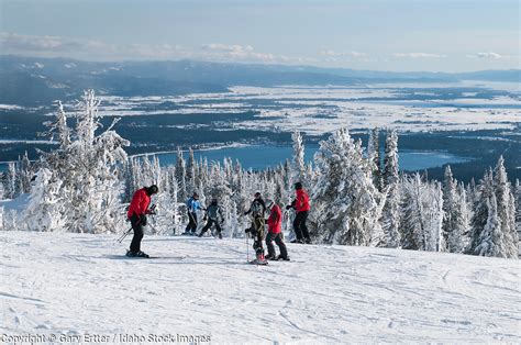 Payette Lake from Brundage Mountain | Idaho Stock Images