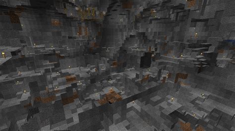 It looks like 'swiss cheese' caves are back in Minecraft 1.10 ...