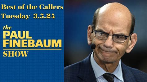 Finebaum Show - Best of the Callers for Tuesday 3.5.24 - YouTube