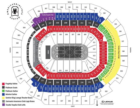 American Airlines Arena Seating Map Dallas | Cabinets Matttroy