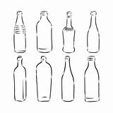 glass bottle vector Sketch 8686151 Vector Art At Vecteezy sketch template