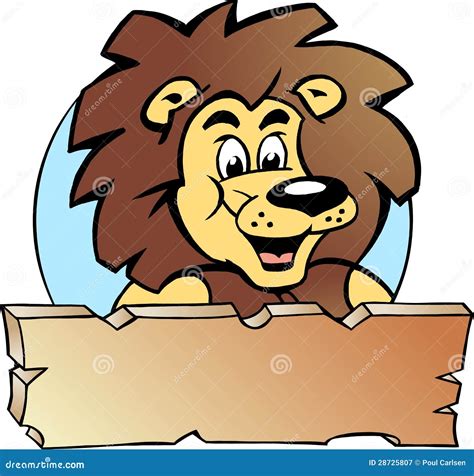 Vector Illustration of an Proud Lion King Stock Vector - Illustration of cartoon, comic: 28725807