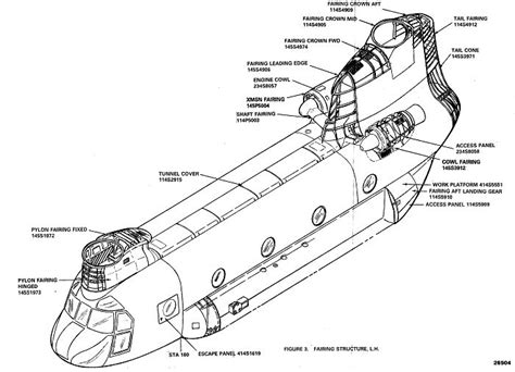 Chinook Helicopter Drawing ~ Vehicles Wall