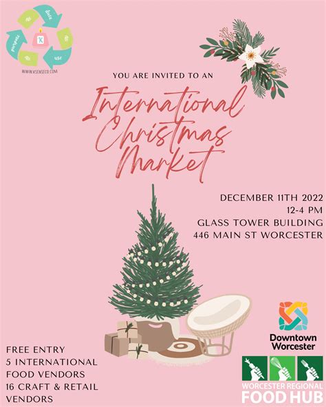 International Christmas Market - Downtown Worcester