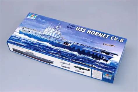 Trumpeter 05727 1/700 Scale USS HORNET CV 8 Plastic Model Kit Free ...