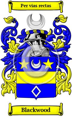 Blackwood Name Meaning, Family History, Family Crest & Coats of Arms