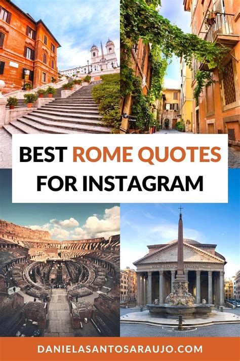 Best Rome Quotes (For Your Instagram Captions) • Daniela Santos Araújo