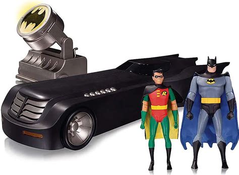 Batman The Animated Series Deluxe Batmobile Action Figures Vehicle Set ...