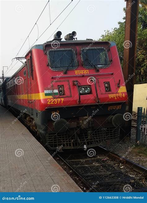 Indian Locomotive Class WAP-4 & X28;train Engine& X29; Editorial Stock Photo - Image of wap4 ...