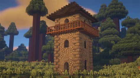 Made a Watchtower using chisel and bits : Minecraftbuilds | Minecraft ...