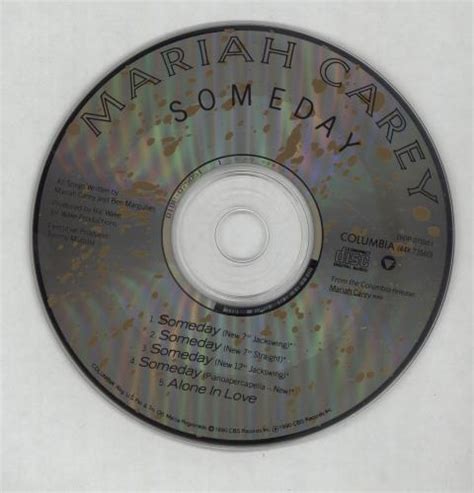 Mariah Carey Someday US CD single (CD5 / 5") (397886)