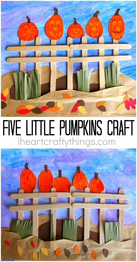 Five Little Pumpkins Craft Kids will Love | Halloween crafts for kids ...