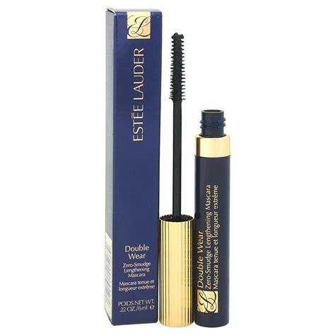 Estee Lauder - Double Wear Zero-Smudge Lengthening Mascara - # 01 Black ...