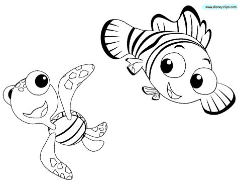 Finding Nemo Coloring Pages | Disneyclips.com