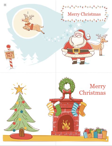 Christmas Card Template - Free Word Templates