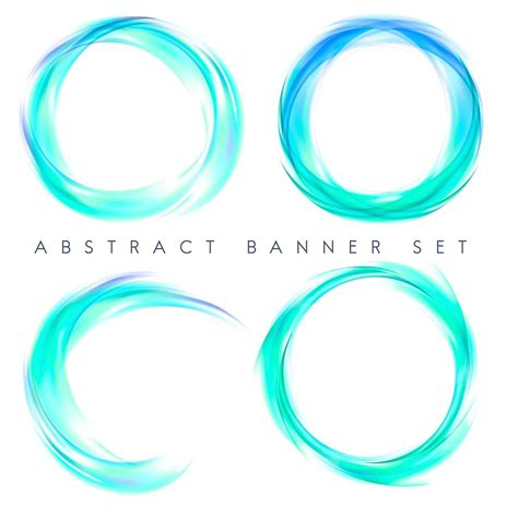 Abstract banner set in blue | Free Vector - rawpixel