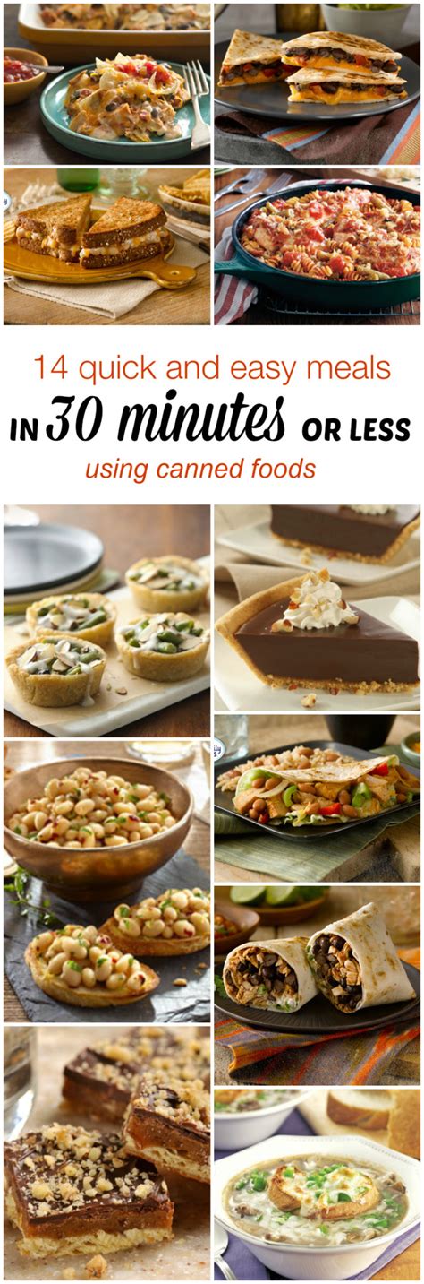 14 Quick and Easy Recipes (in 30 minutes or less) Using Canned Foods # ...