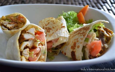 Chicken Fajita Wraps - Cook2Nourish | Healthy Indian and Indian Fusion recipes