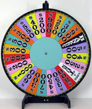 36in Wheel of Fortune, Prize Wheel, Spinning Wheel -NIB | #72964888