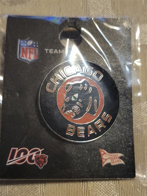 Chicago Bears Circle Logo 100 Years Stadium Exclusive Lapel Pin NEW | eBay