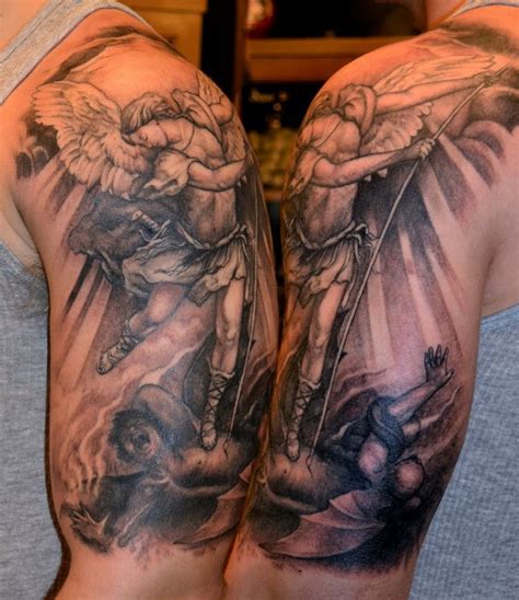 Pin by Miguel P??? on The louvre of tattoos | St michael tattoo, Sleeve ...