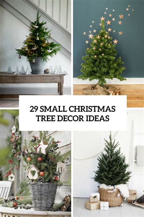 20+ Gorgeous Table Top Christmas Tree With Lights Ideas - SWEETYHOMEE