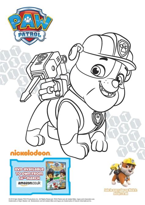 Paw Patrol Pups and the Pirate Treasure Colouring Page Printables and ...