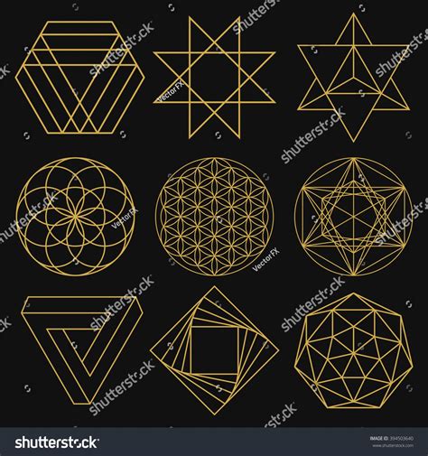 Sacred geometry symbols printable - tasteasset