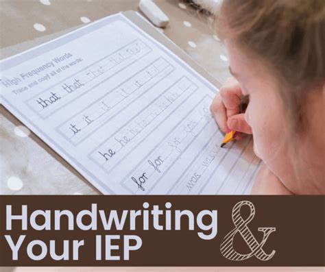 30 Measurable IEP Goals for Handwriting, including OT, Fine Motor and ...